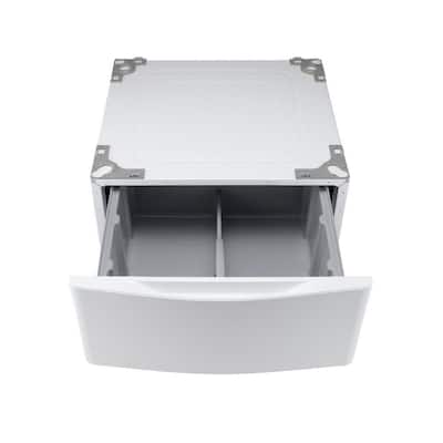 Washing Machine Dryer Stand Pedestal with Pull-Out Shelf Adjustable Feet 220 lb 