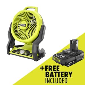 ONE+ 18V Cordless Hybrid WHISPER SERIES 7-1/2 in. Fan with 2.0 Ah Battery