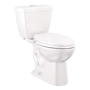 Foundations Bidet Seat 2-piece 1.1 GPF/1.6 GPF Dual Flush Elongated Toilet in White