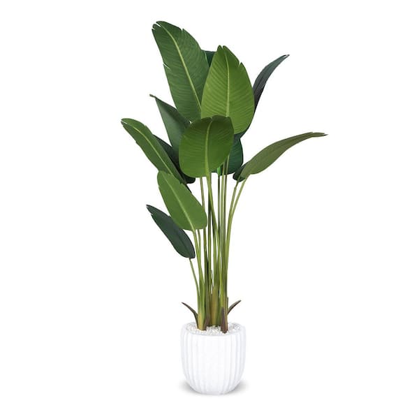 Unbranded Botanical 6 ft. Artificial Travelers Palm in Pot