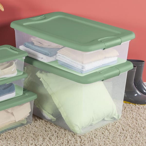 Sterilite 64 qt Plastic Storage Tote Set & Reviews