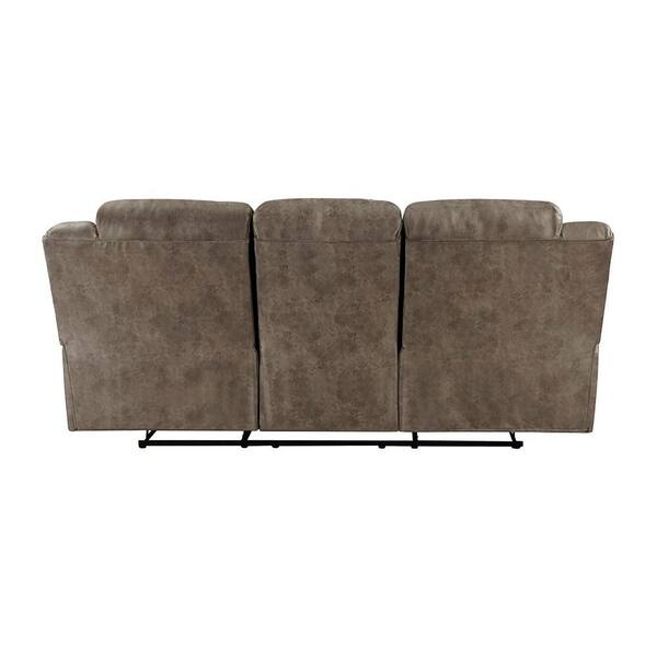 Lazzara Calla 91.5 in. W Straight Arm Microfiber Rectangle Manual