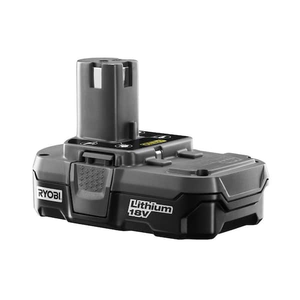RYOBI 18-Volt ONE+ Lithium-Ion Compact 1.3 Ah Battery Pack