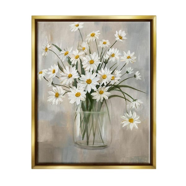 The Stupell Home Decor Collection Daisy Bloom Bouquet Potted