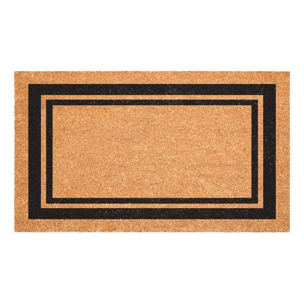 Calloway Mills Black Border Door Mat 18 in. x 30 in. 152961830NP