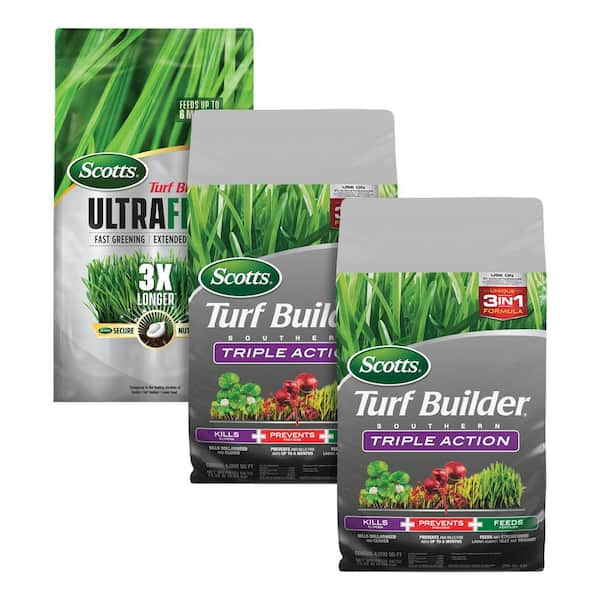 Scotts Turf Builder Southern Triple Action and Ultrafeed Annual Program Southern for Small Lawns