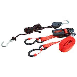 6 ft. x 1/8 in. Tite Rope with 10ft. x 3/4 in. Ratchet Strap (Combo-Pack)