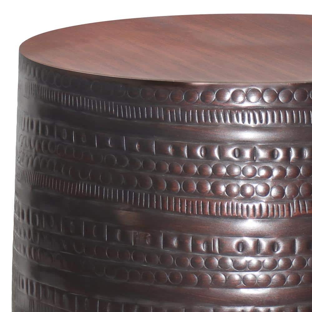 Johnsen 15" Wide Oil Rubbed Bronze Metal Accent Side Table