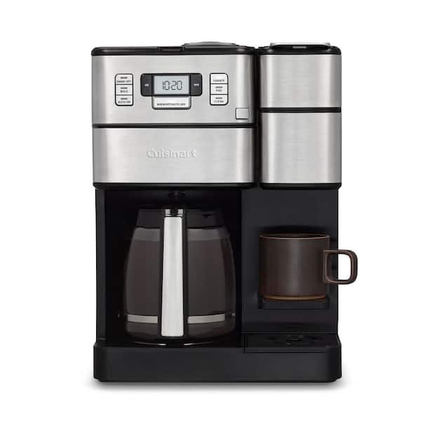 Grind and Brew Plus 12-Cup Stainless Steel Coffee Maker