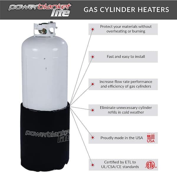 30# Propane Cylinder Heated Wrap - ProMAX - HeatAuthority