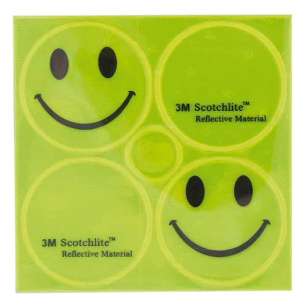 Reflektierender Sticker (3M) - Smiley- 2 Farben - 60.50.430.0.00
