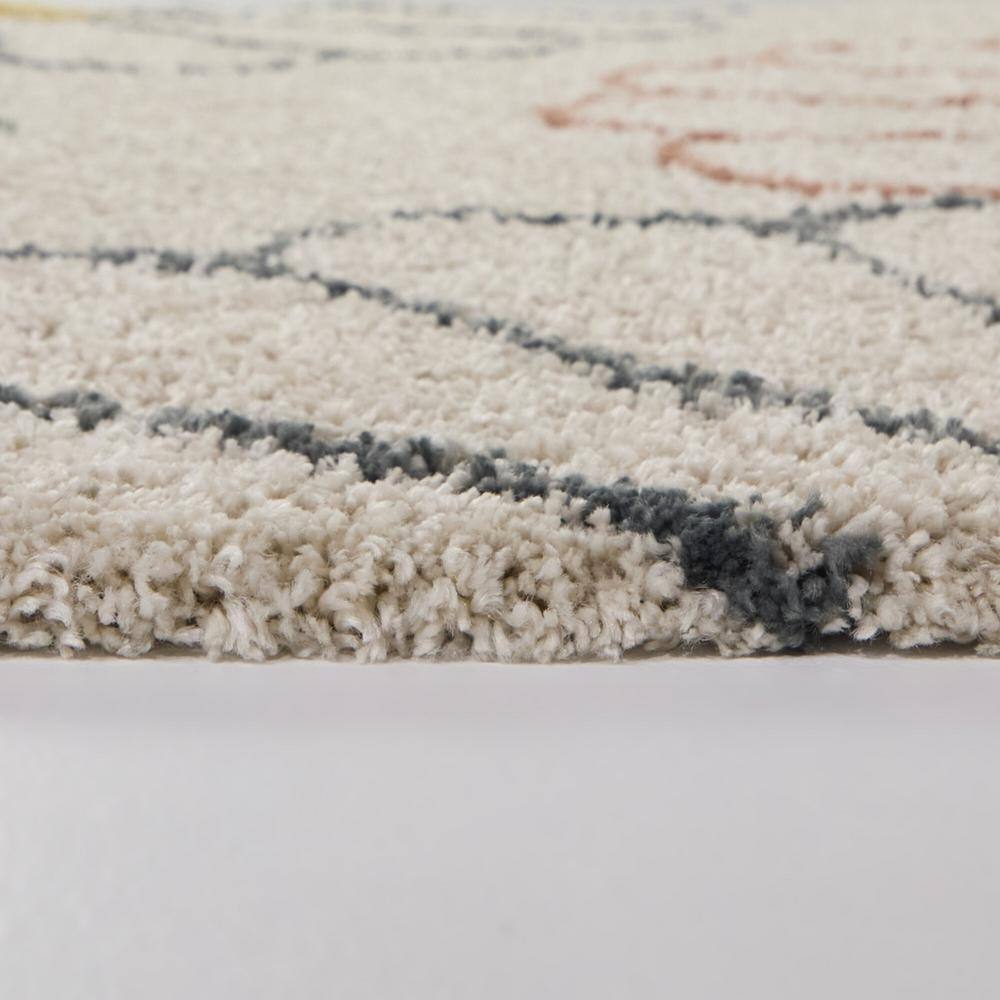 Sara Cream Floral Tufted Polypropylene Kids Rug