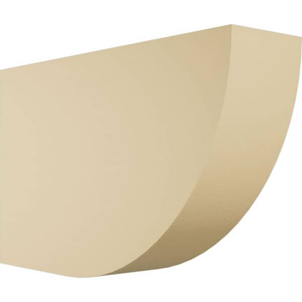 Ekena Millwork 4 in. W x 10 in. H x 16 in. L Standard Durham Signature Urethane Outlooker Rafter Tail, Primed Tan