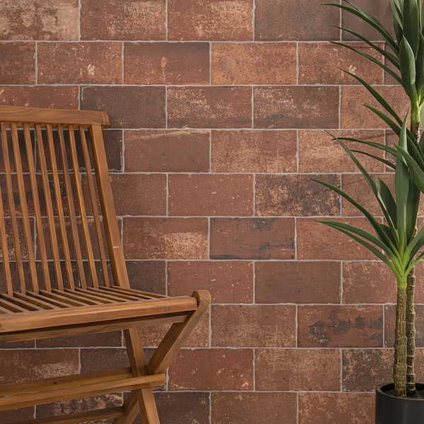 Capella Red Brick 5 in. x 10 in. Matte Porcelain Floor and Wall Tile (100-Cases/555.2 sq. ft./Pallet)