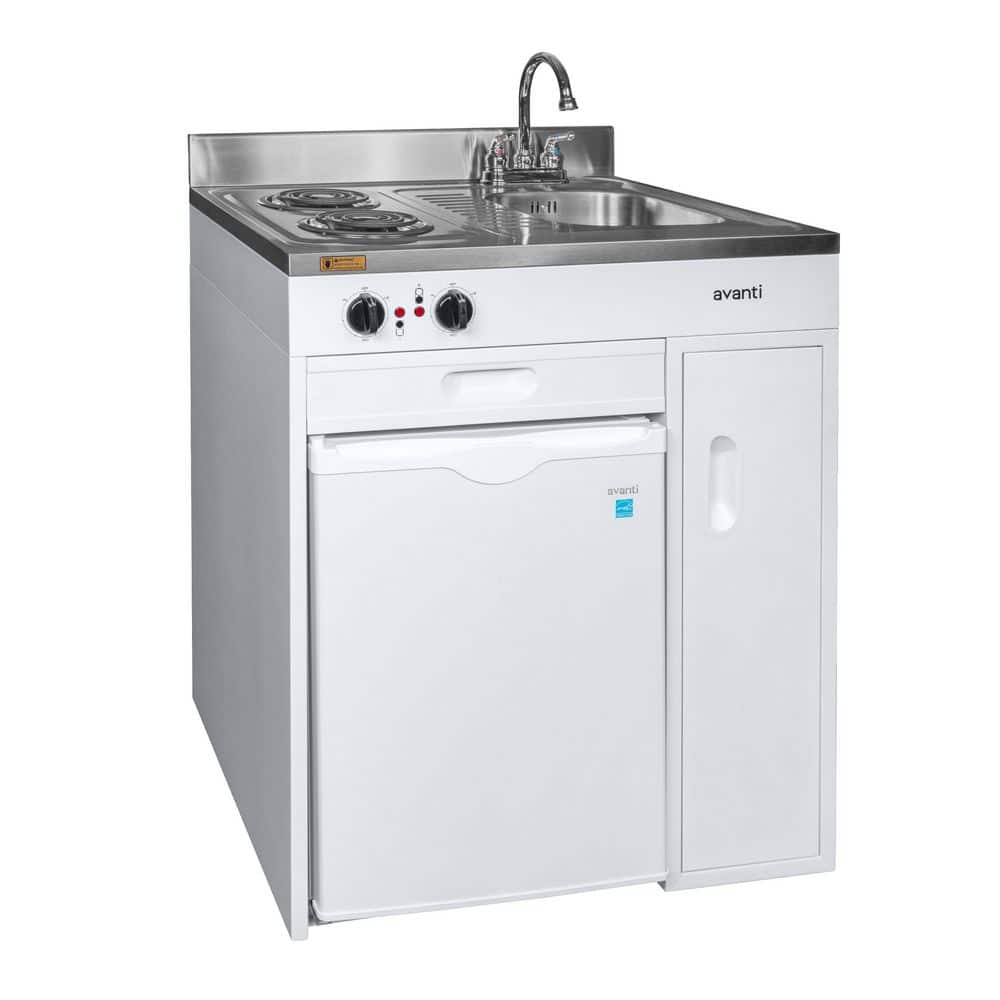 Avanti 2.2 cu. Mini Refrigerator in White, 30 in. Complete Compact