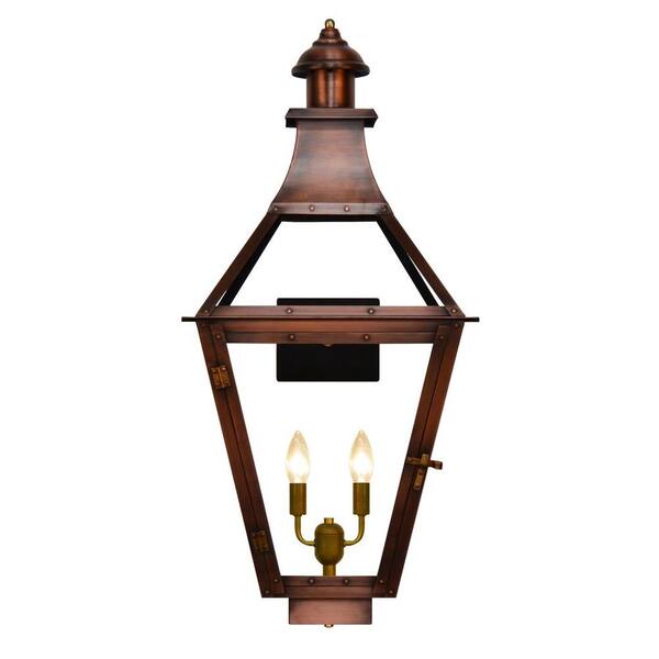 Filament Design Jaxon 2-Light Copper Outdoor Wall Lantern