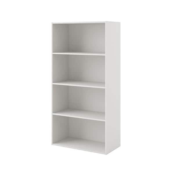 Furniture of America Quincy 46.85 in. Tall Stackable White Engineered ...