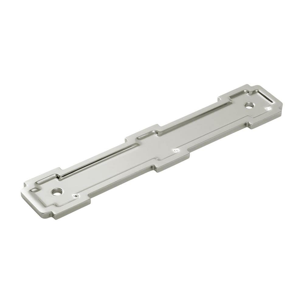 Coventry Collection Pull Backplate 5-1/16 Inch (128mm) Center to Center Polished Nickel Finish Cabinet Backplate price history on PriceWatchPro