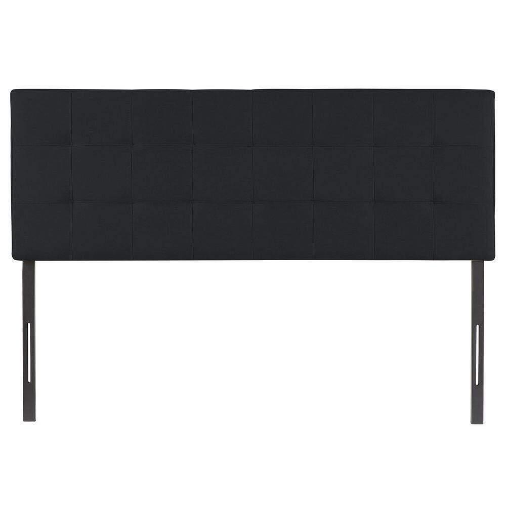 HOMESTOCK Black Headboards for Full Size Bed, Tufted Bed Headboard