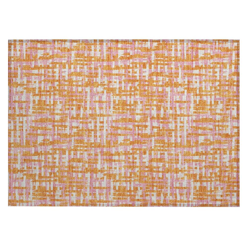 Chantille Machine Washable Indoor/Outdoor Abstract ACN1060 Orange 1 ft. 8 in. x 2 ft. 6 in. Area Rug price history on PriceWatchPro