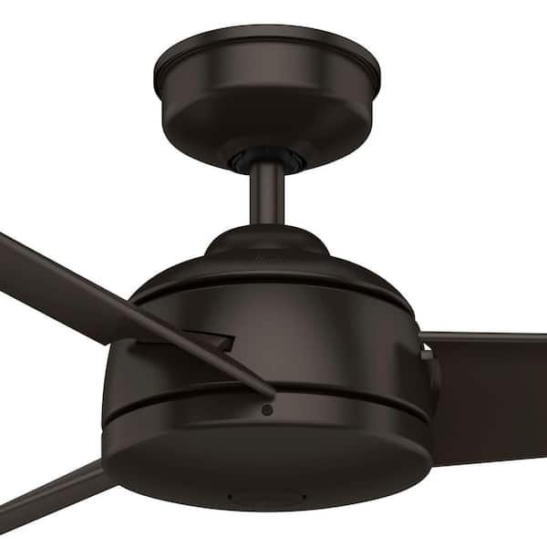 Hunter - Trimaran 52 in. Outdoor Premier Bronze Ceiling with Wall Control For Patios or Bedrooms