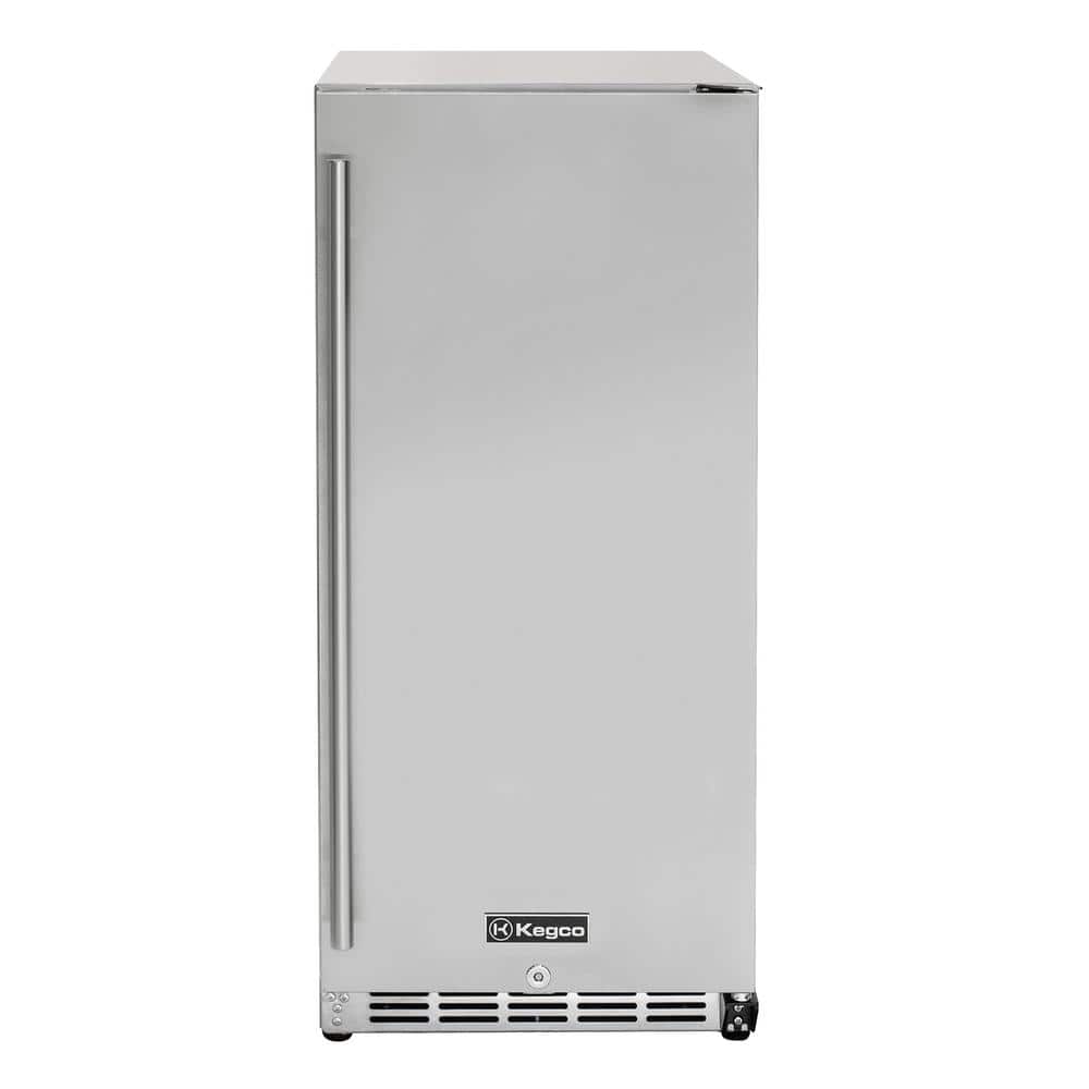 15 in. Single Zone Outdoor Beverage Center in Stainless Steel with Solid Door price history on PriceWatchPro
