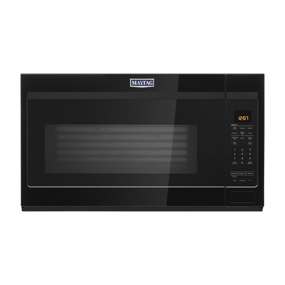 Maytag 1.9 cu. ft. Over the Range Microwave with Dual Crisp Function in Black
