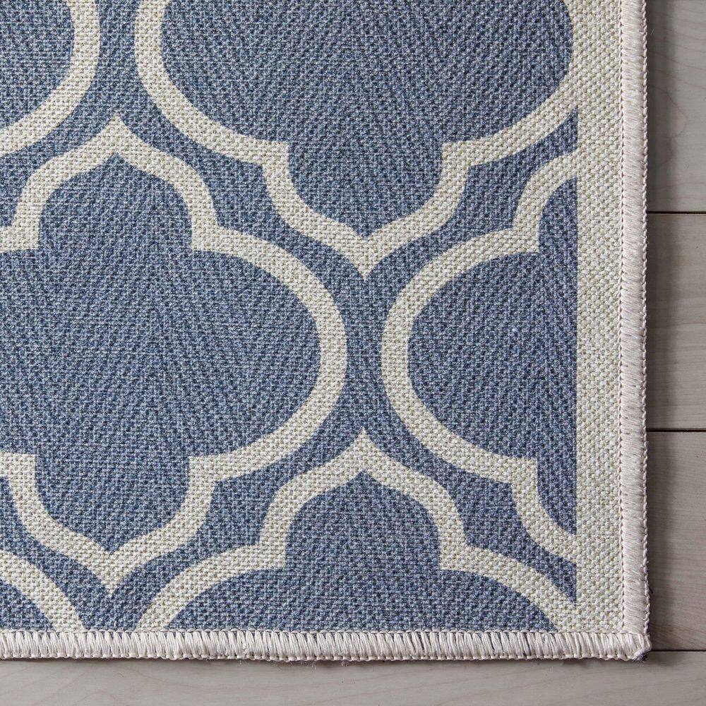 Charcoal Grey 60" x 39" Washable Chenille Area Rug
