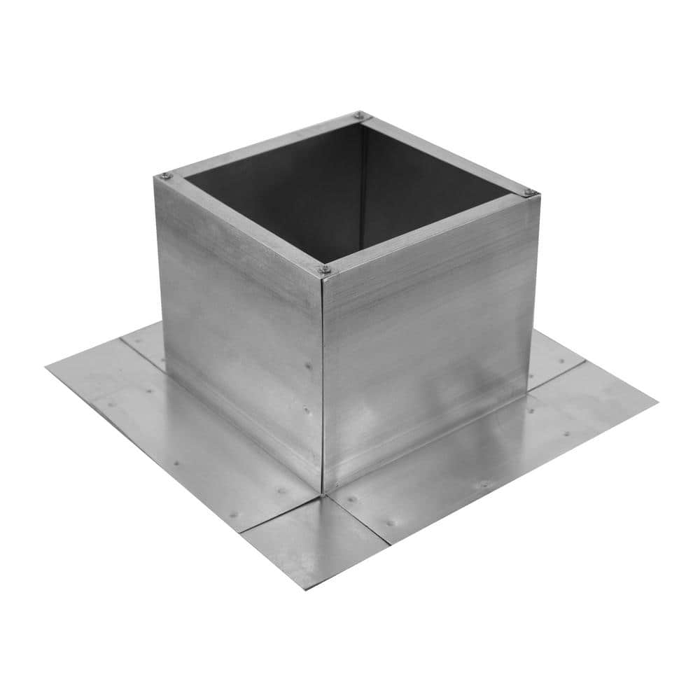 Box is 7 in. Wide x 7 in. Long x 6 in. High Aluminum Roof Curb