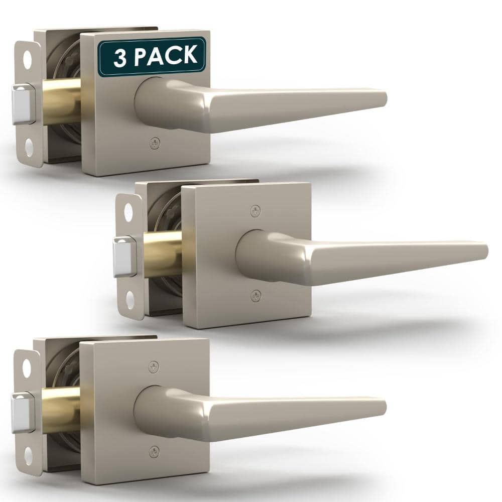 Schein Passage Door Handle - 3 Pack No Lock, Satin Nickel price history on PriceWatchPro