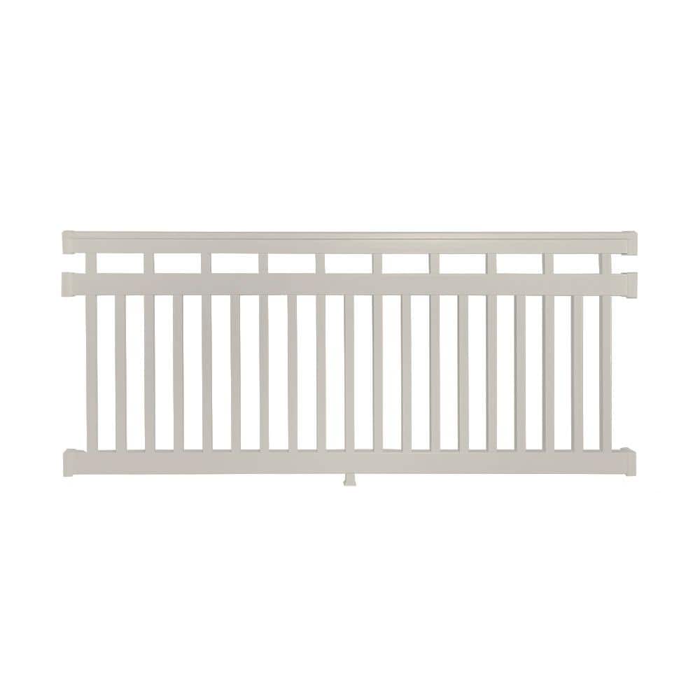 Hallandale 3.5 ft. H x 8 ft. W Vinyl Tan Railing Kit price history on PriceWatchPro