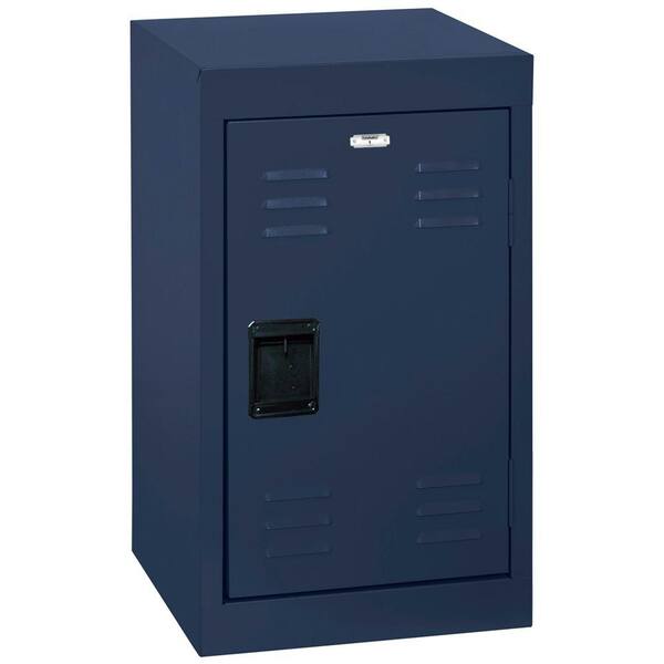 Sandusky 24 in. H x 15 in. W x 15 in. D Single-Tier Welded Steel Storage Locker in Navy Blue