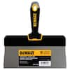 DEWALT 10 in. Stainless Steel Big Back Taping Knife with Soft Grip ...