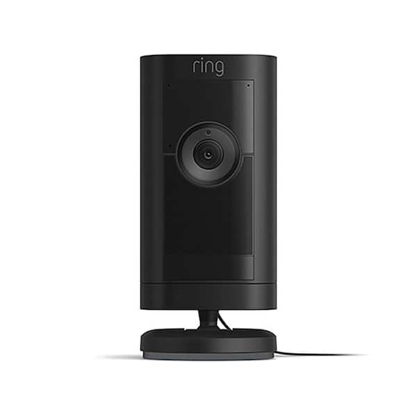 Ring Stick Up Cam Pro Plug in Indoor/Outdoor Security Camera with 3D Motion Detection, HDR Video & Color Night Vision, White