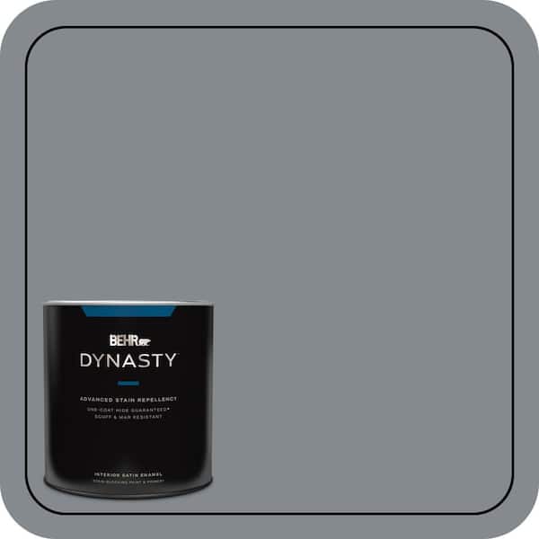 BEHR DYNASTY 1 qt. #PPU26-21 Overcast Satin Enamel Interior Stain-Blocking Paint & Primer