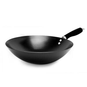 Hong Kong Chopstick House Aluminum Wok with Helper Handle