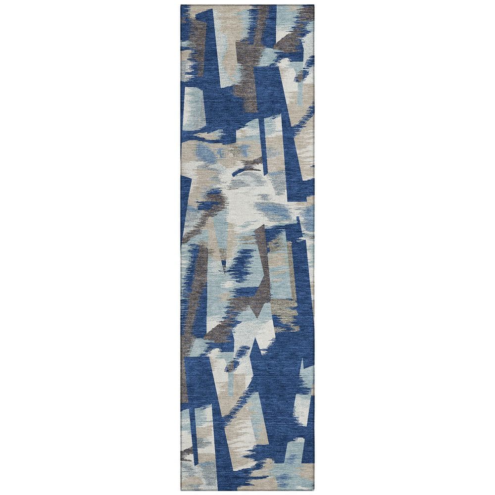 Chantille Machine Washable Indoor/Outdoor Abstract ACN2837 Baltic 2 ft. x 7 ft. Runner Rug price history on PriceWatchPro