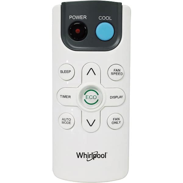 Whirlpool - 6,000 BTU 115-Volt Window-Mounted Air Conditioner w/ Remote, Digital Display, Dehumidifier, Timer, 250 .