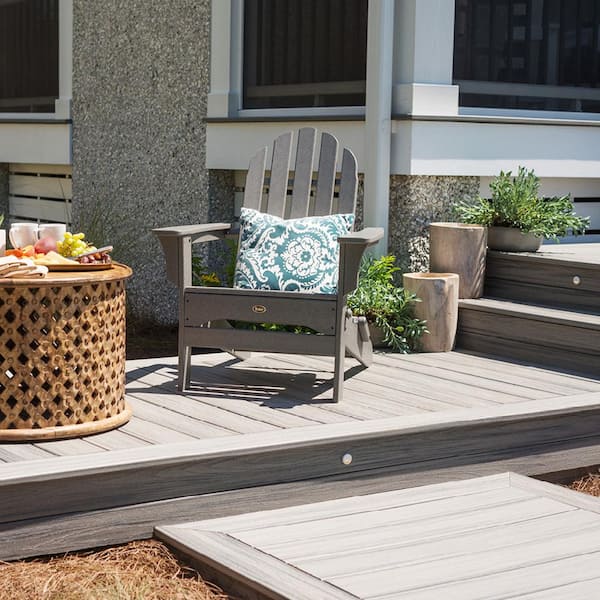 Trex Transcend 1 in. x 6 in. x 16 ft. Island Mist Grooved Edge