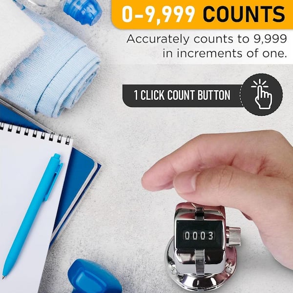 Afoxsos Desk Tally Counter with Base, Digital Desktop