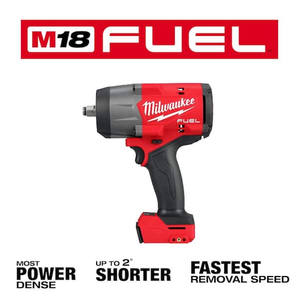 Milwaukee - M18 FUEL 18V Lithium-Ion Brushless Cordless 1/2 in. Impact Wrench with Friction Ring w/XC 5.0 Ah Battery