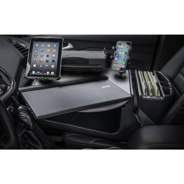 AutoExec Roadmaster Car Desk with Phone Mount, Tablet Mount and