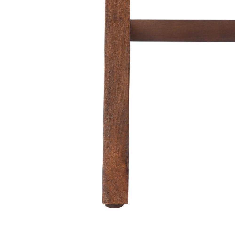 Asymmetrical Black Walnut 46" Industrial Farmhouse Desk