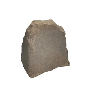 24" x 20" x 24" Med Brown Fake Rock Cover for Concealing and Protecting Well Casings, Backflows and Utility Devices