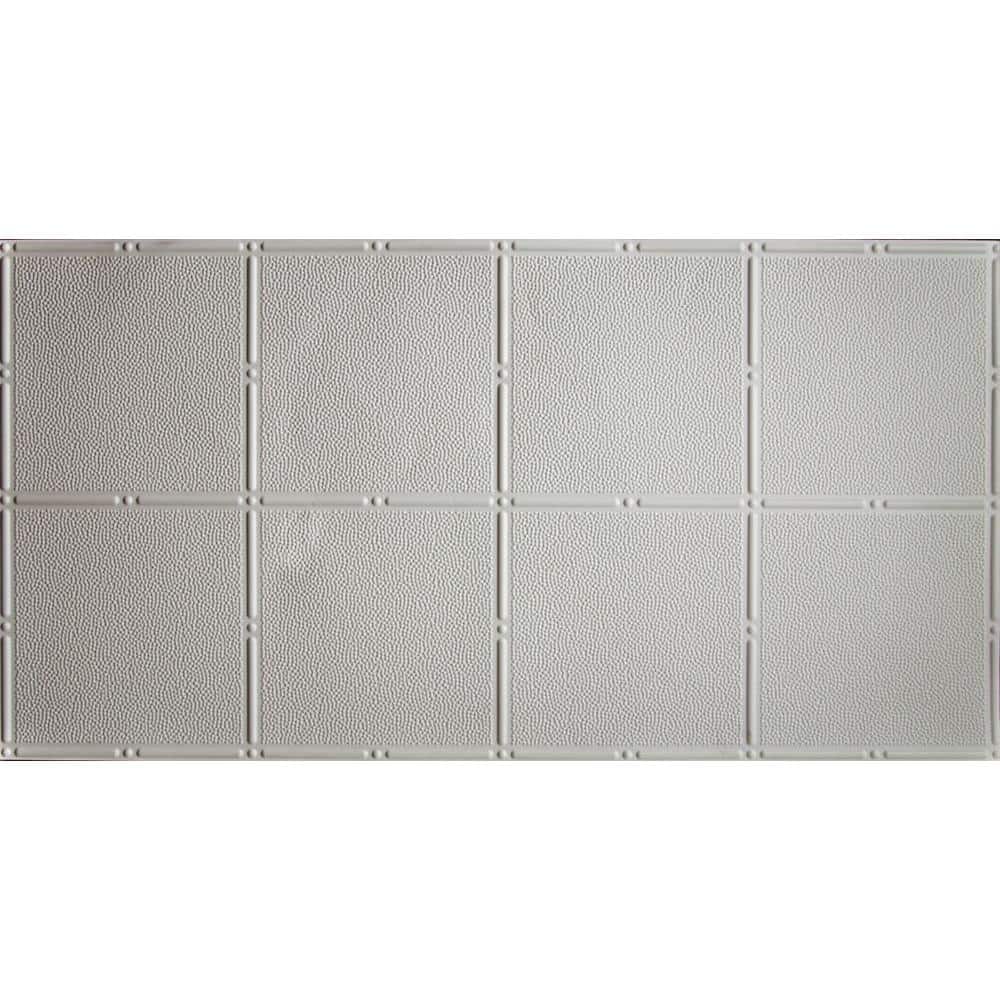 2 ft. x 4 ft. Glue Up Tin Ceiling Tile in Matte White price history on PriceWatchPro