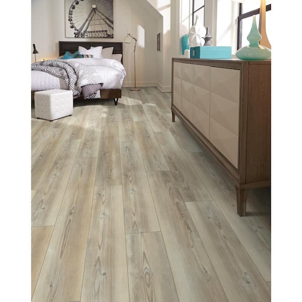 Sydney Country Pine 20 MIL x 7 in. W x 48 in. L Waterproof Click Lock Vinyl Plank Flooring (18.91 sq. ft./ case )