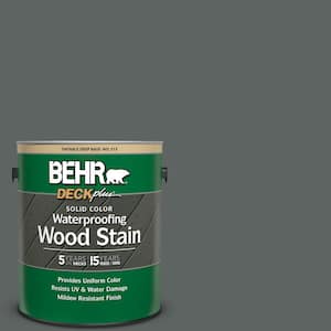 1 gal. #BXC-41 Charcoal Solid Color Waterproofing Exterior Wood Stain