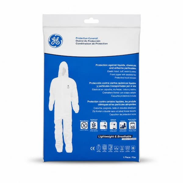 M Microporous Protective Coveralls w/ Hood-GW904M