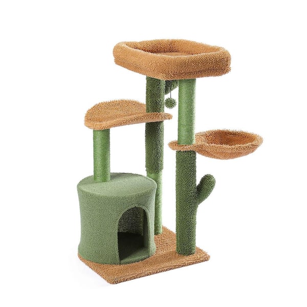 Foobrues Cactus Cat Tree Hammock Perch Condo