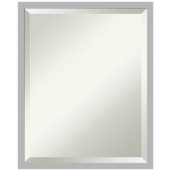 Amanti Art Hera Chrome 17 in. H x 21 in. W Framed Wall Mirror